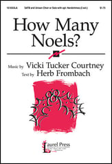 How Many Noels SATB choral sheet music cover